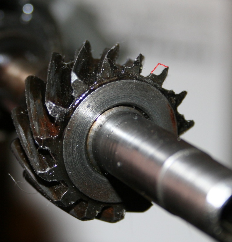 Ford distributor gear removal tool #3